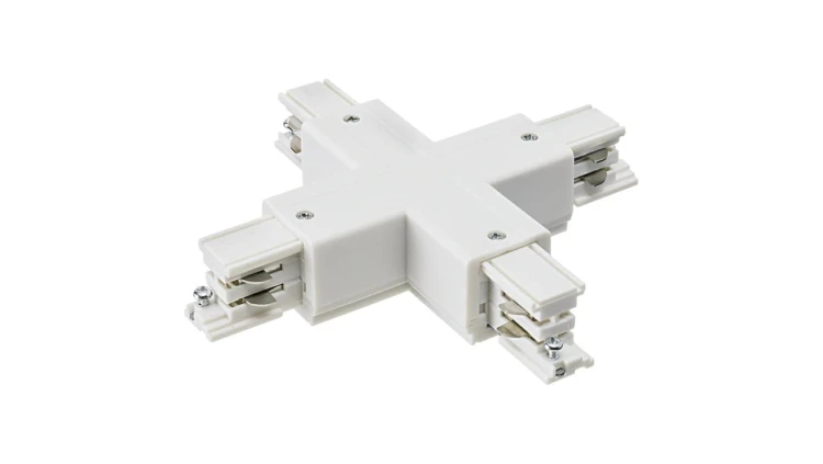 Konektor czwórnik LUXSYSTEM-3F white biały CreeLamp krzyżak lewy