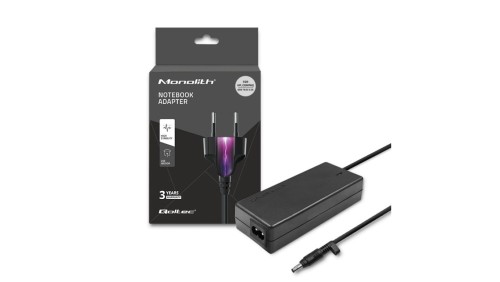 Qoltec Zasilacz do laptopa HP 65W 18.5V 3.5A 4.8*1.7 +kabel zasilający