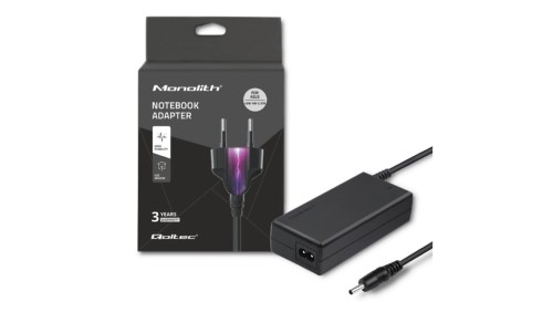 Qoltec Zasilacz do laptopa Asus 45W 19V 2.37A 3.0*1.0 +kabel zasilający