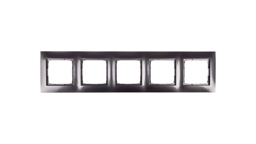 Simon 54 Premium Ramka pięciokrotna antracyt /do karton-gips/ DRK5/48