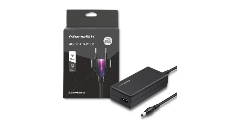 Qoltec Zasilacz desktopowy 27W 12V 2.25A 6.0*3.0 +kabel zasilający