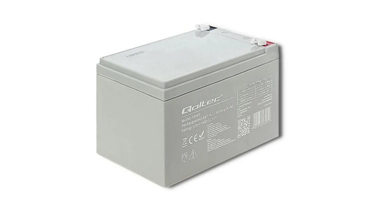 Qoltec Akumulator AGM 12V 14Ah Bezobsługowy Wydajny LongLife do UPS, security
