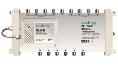 Multiswitch 9/6 SPU 96-05 z pasywną tv naziemną 9 wejść / 6 wyjść SPU 96-05