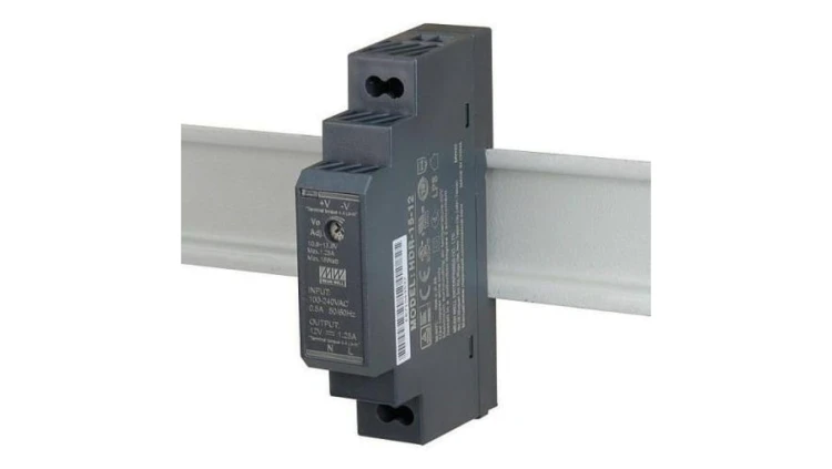 Zasilacz na szynę DIN 15W 12V HDR-15-12 1,25A do led Mean Well