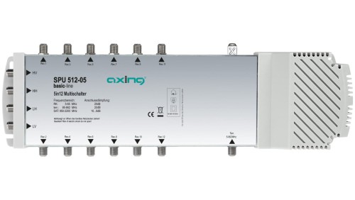 Multiswitch 5/12 SPU 512-05 z pasywną naziemną 5 wejść / 12 wyjść SPU 512-05