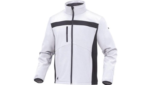Bluza z SoftshellPoliestru i elastanu kolor biało-szary rozmiar XL LULE2BCXG
