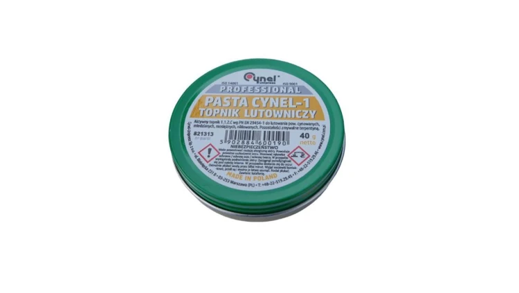 CYNEL UNIPRESS PASTA-CYNEL-1 40G Topnik lutowniczy PROFESSIONAL