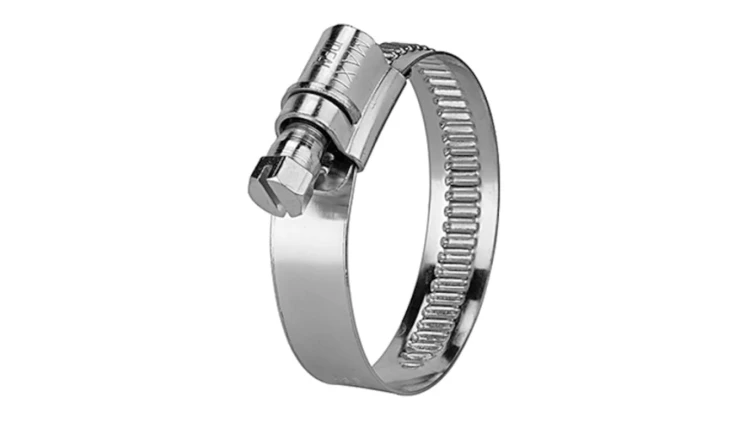 Opaska zaciskowa ślimakowa skręcana 12-20 mm, szerokość 9 mm, stal W2