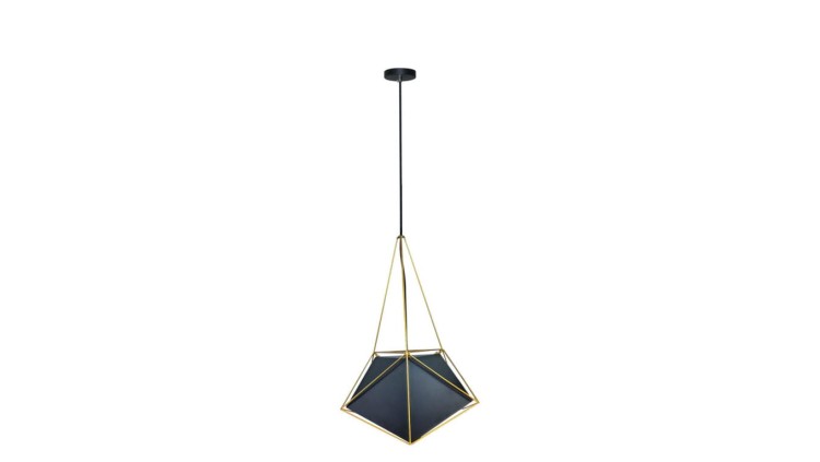 Lampa Wisząca VT-7401 Basics Złoto/Czarny Abażur 400x540 3945