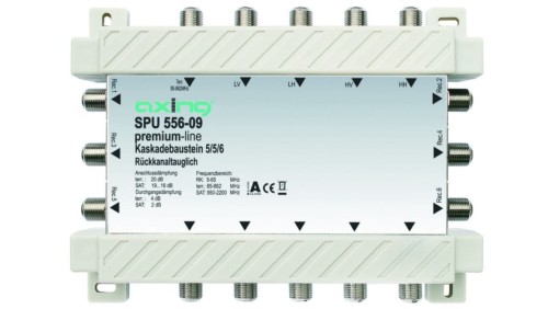 Multiswitch 5/6 pasywna tv naziemna 5 wejść / 6 wyjść SPU 556-09