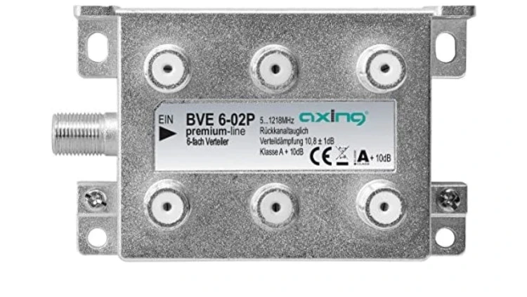 Rozgałęźnik 6-krotny 1 wejście / 6 wyjść 5-1006 MHz typ 02 BVE 6-02