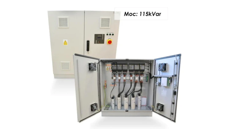 Bateria kondensatorów, kompensator 115kVar, BKL-M-115/5