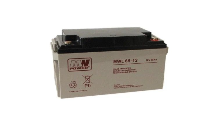 Akumulator AGM 12V 65Ah (350x166x179mm) MWL 65-12