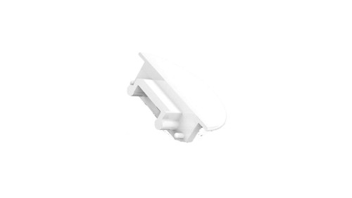 Zaślepka do profil Groove14 biała gen2 z otworem A3970001 /1szt/