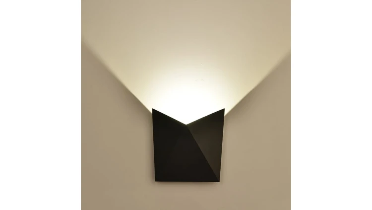 Oprawa elewacja VT-825 5W LED WALL LIGHT COLORCODE:3000K -BLACK BODY 8282