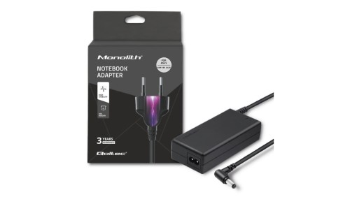 Qoltec Zasilacz do laptopa Asus 65W 19V 3.42A 5.5*2.5 +kabel zasilający