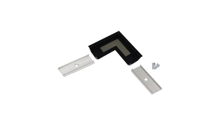 Profil led Groove10 narożnik kątownik czarny wpuszczany do frezu meblowy 76530021