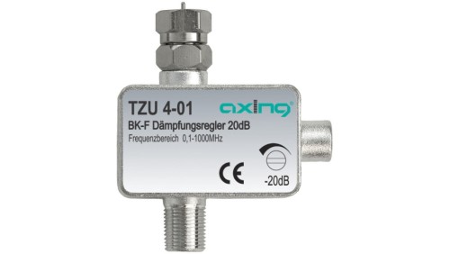 Tłumik regulowany DVB-T TZU 4-01 gn.F / wt.F TZU 4-01