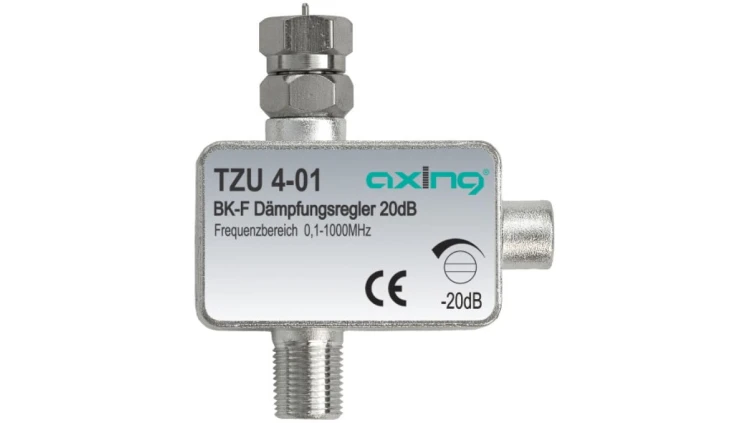 Tłumik regulowany DVB-T TZU 4-01 gn.F / wt.F TZU 4-01