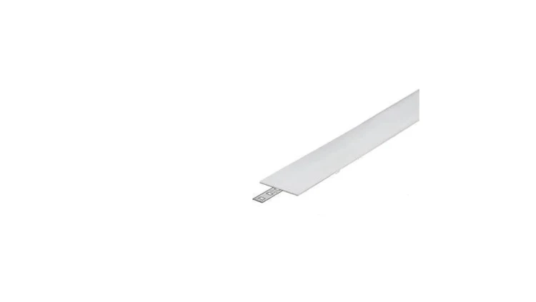 Przesłona klosz h mleczna 2m FLAT8 wsuwana do profilu Flat8 (h)