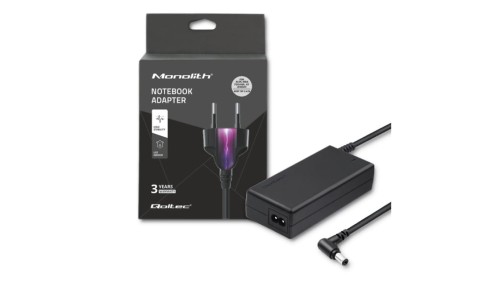 Qoltec Zasilacz do laptopa 65W 19V 3.42A 5.5*2.5 +kabel zasilający