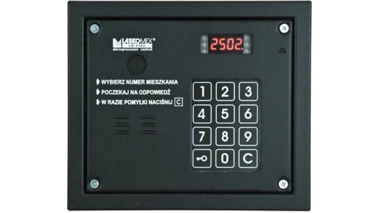 Cyfrowy panel audio bramowy z możliwością dołożenia kamery CP-2503P