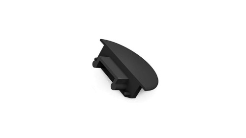 Zaślepka do profil Groove14 czarna gen2 z otworem A3970002 /1szt/