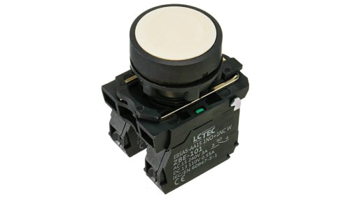 Przycisk pulpitowy IP54 kolor biały EBSA5-AA15 1NO+1NC W LC-Tec 5902838490709