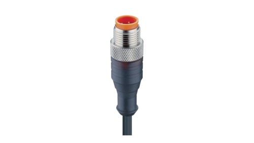 Kabel konfekcjonowany jednostronnie złącze M12 męskie proste 4-pinowe PUR RST 4-225/2 M