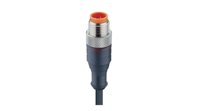 Kabel konfekcjonowany jednostronnie złącze M12 męskie proste 4-pinowe PUR RST 4-225/2 M