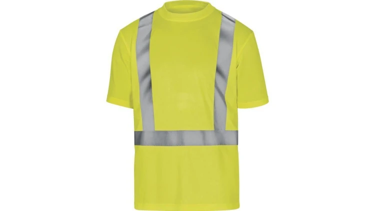 T-shirt ostrzegawczy z poliestru kolor żółty rozmiar 3XL COMETJA3X
