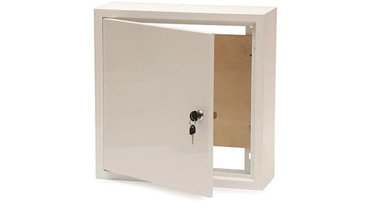 Obudowa metalowa 400x400x140mm tylna ścianka wykonana ze sklejki TPR-4 11741