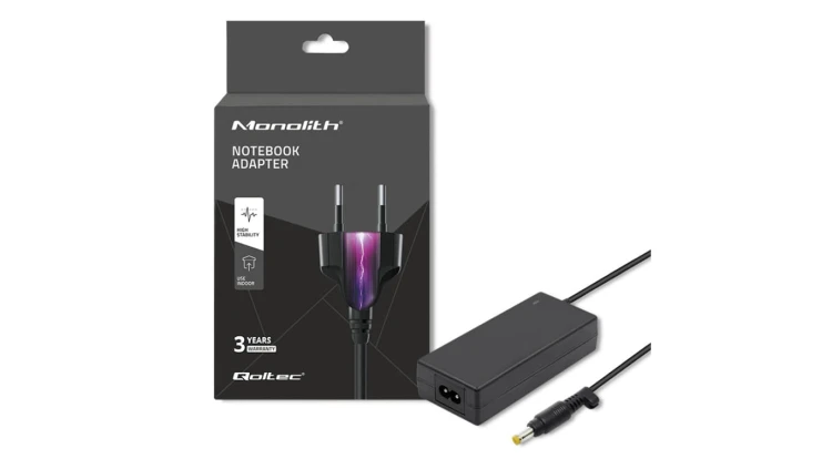 Qoltec Zasilacz do laptopa Sony Asus 40W 19V 2.1A 4.8*1.7 +kabel zasilający