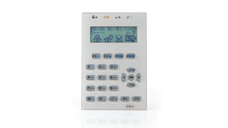 Klawiatura LCD bez klapki mała-1 wejście 2 linie lub 1 wyjście SMART n/CODE GB/GN (BIAŁY LUB CZARNY