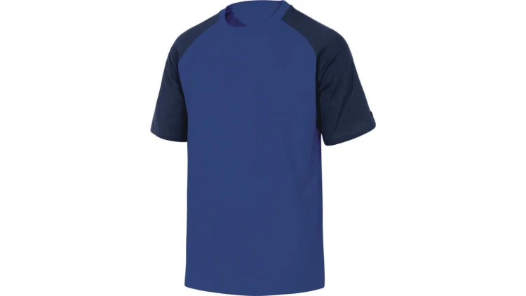T-Shirt z 100 bawełny kolor niebiesko-granatowy rozmiar S GENOABMPT