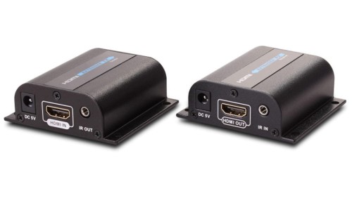 Extender przedłużacz HDMI + sygnał IR pilota do 60m po skrętce cat.6 LKV372A