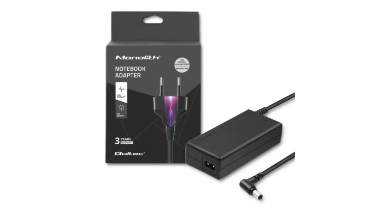 Qoltec Zasilacz do laptopa 65W 20V 3.25A 5.5*2.5 +kabel zasilający