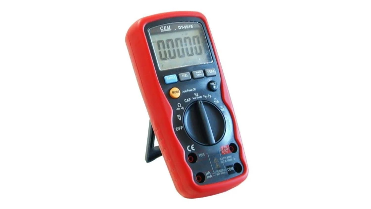 Miernik wielofunkcyjny LCD 4000 True RMS multimetr 1000V AC/DC 10A AC/DC rezystancja pojemność częstotliwość DT-9919 01864