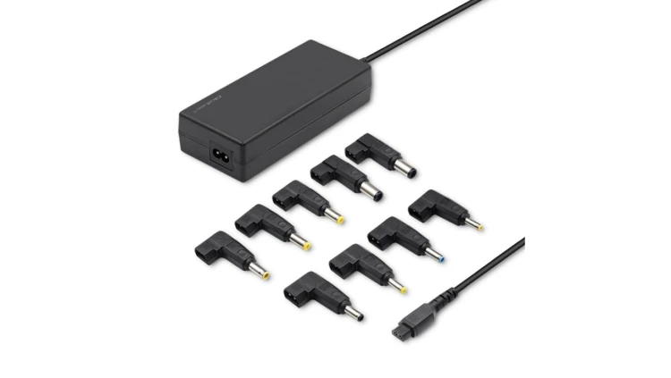 Qoltec Uniwersalny zasilacz do laptopa 65W Automatyczny MultiPlug 9 wtyczek +kabel zasilający
