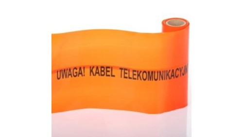Folia kablowa pomarańczowa 20cm TO-Tkt/20 /100m/