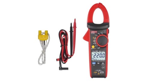 Miernik cęgowy TrueRMS 600A AC/DC 60MOhm, 1MHz, OLED, rozstaw szczęk 30mm V.F.C. NCV, bargraf UT-216C