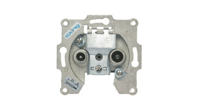 Gniazdo RTV przelotowe 14dB BSD 4-14