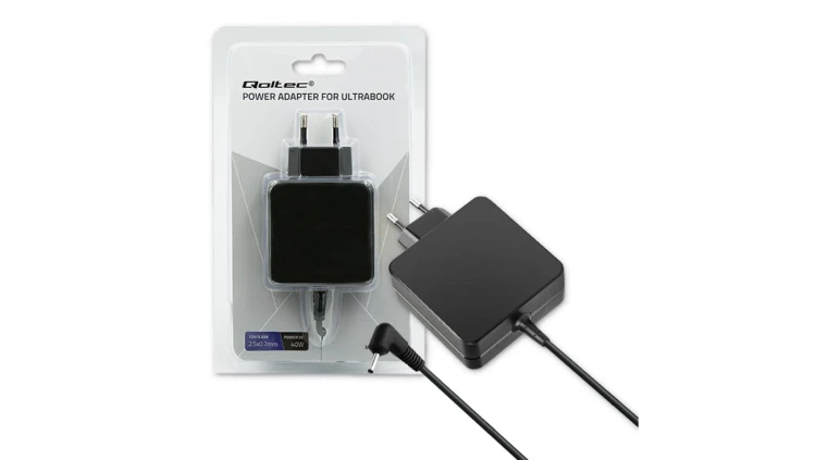 Qoltec Zasilacz do ultrabooka laptopa Samsung 40W 12V 3.33A 2.5*0.7