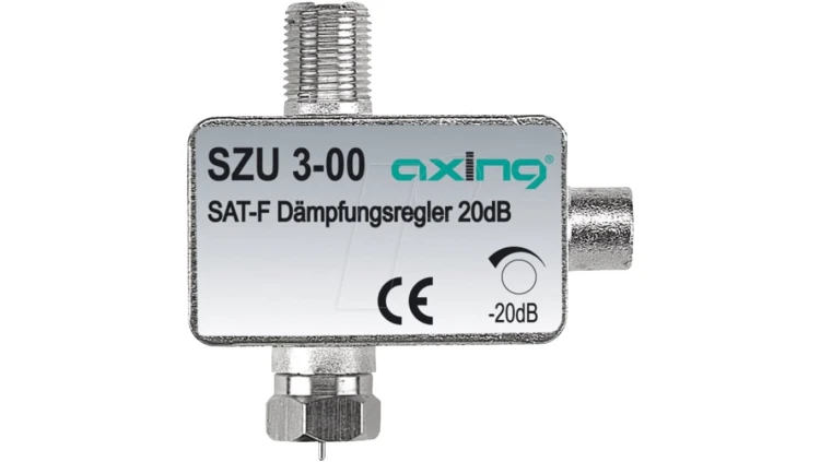 Tłumik regulowany SZU 3-00, 0.1-1000 MHz, kątowy SZU 3-00