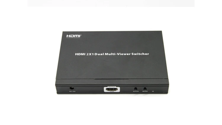 Przełącznik switch HDMI 2 wejścia x 1 wyjście HDMI ze spliterem obrazu x2 Dual-split Multiviewer LKV201MS
