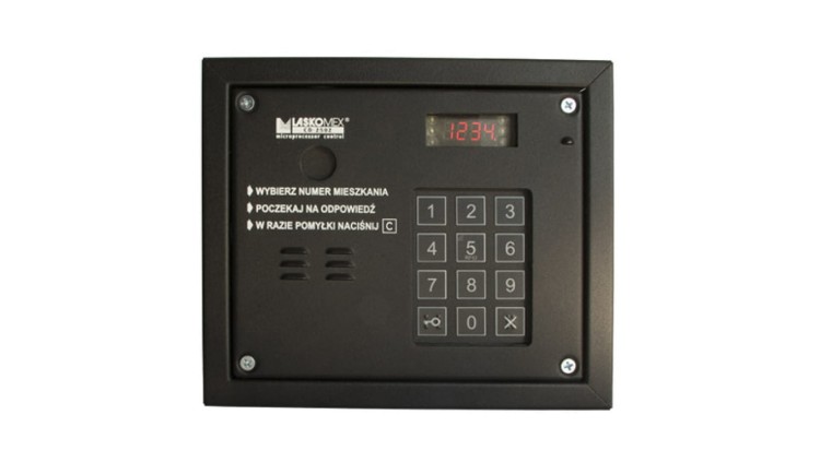 Panel audio z czytnikiem kluczy RFID 125kHz podświetlaną klawiaturą mechaniczną CP-2503MR