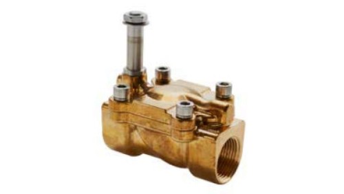 Zawór elektromagnetyczny membranowy 2/2 NC, G 1/2, FKM, DN14, normalnie zamknięty