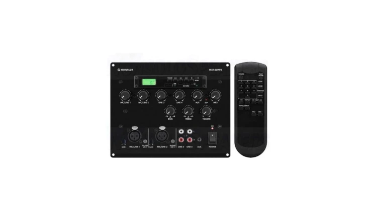 Mikser z wbudowanym odtwarzaczem MP3 do montażu wpustowego MXT-52MP3