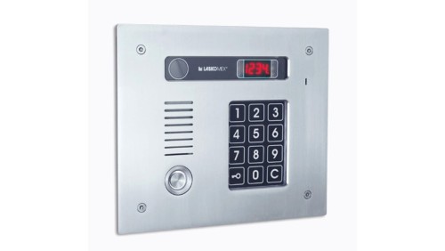 Cyfrowy panel domofonowy poziomy wyposażony w klawiaturę numeryczną i czytnik iButton Dallas stal nierdzewna CP-2513TP INOX