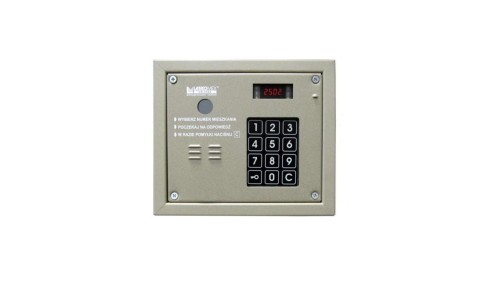 Cyfrowy Panel audio z czytnikiem kluczy RFID breloków i kart 125kHz CP-2503R beżowy